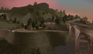 Cedar Grove within Shoreside Vales is quite different from the rest of Liberty City (Image via GTA Wiki)